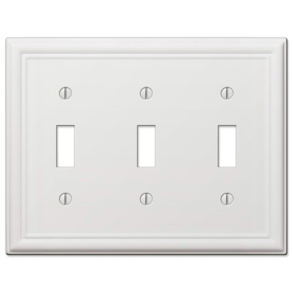 Amerelle Wallplate Chelsea 3T Wht 149TTTW